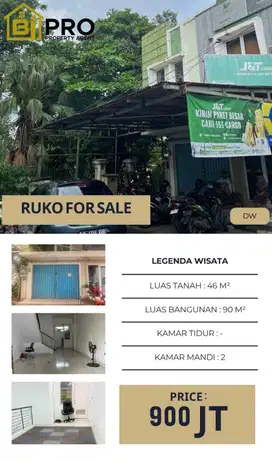 Ruko turun harga termurah legenda wisata