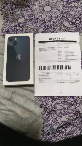 iPhone 13 128GB Midnight Baru Segel Resmi iBox, Bukan Bekas!