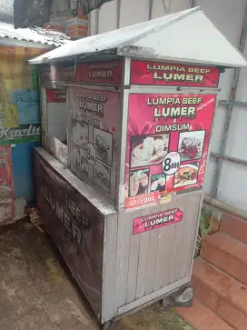 Gerobak Etalase Almunium JUMBO