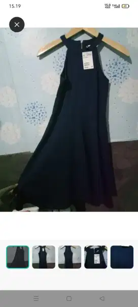 Dress navy H&M baru