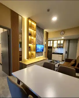Disewakan apartemen Bella Pakuwon City full furnished baru gress