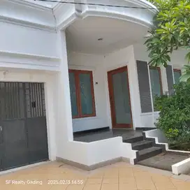 Jual rumah klp gading gading nias bagus 1 lantai cocok buat lansia