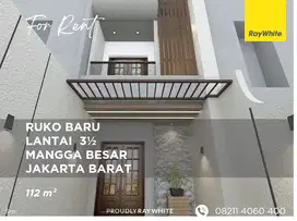 Disewakan Ruko Baru - Mangga Besar
