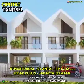 Rumah Dijual Di Ciputat Tanpa DP Dekat MRT Lebak Bulus Tanah Luas