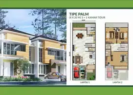 Dijual Rumah Golf Island PIK 8x20 Tipe Palm PPJB 3 Kamar Tidur