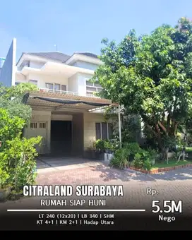 Dijual Rumah Citraland Waterfront Minimalis Modern Bagus Siap Huni
