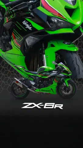 KAWASAKI ZX-6R ABS KTRC TAHUN 2024 MULUS BANGET KAYA BARU