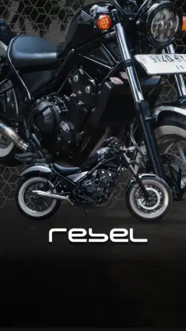 Honda Rebel 500 ABS TAHUN 2018 MULUS ABIS SIAP GAS