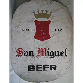 Vintage iklan extra jumbo SAN MIGUEL BEER SINCE 1890
