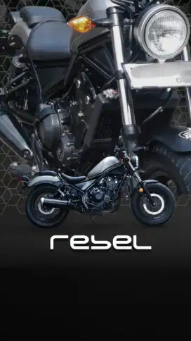 HONDA REBEL 500 ABS MULUS ABIS SIAP GAS KM 3 ribuan