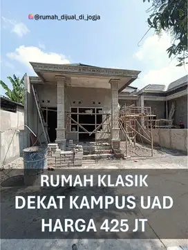 Rumah dekat RS Nur Hidayah di Jl Imogiri Barat KM 10 Proses Bangun