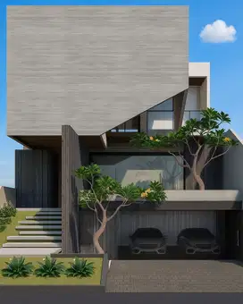 Rumah Raffles Garden, Citraland New • Minimalis • Swimming Pool  Dimen