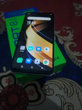 Infinix smart 8 pro 128gb white fulset