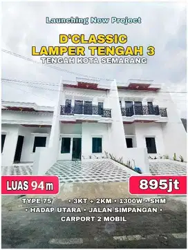 RUMAH BARU TENGAH KOTA SEMARANG D'CLASSIC LAMPER TENGAH