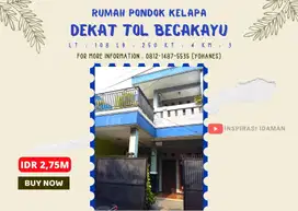 Rumah Pondok Kelapa Jakarta Timur Lokasi Strategis