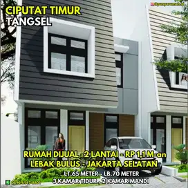 Rumah Dijual Di Ciputat Timur Dekat Ke Lebak Bulus MRT Jakarta Selatan