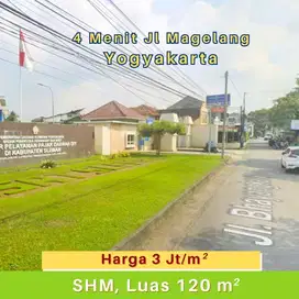 Tanah Jogja Sleman 4 Menit Dari Pasar Cebongan SHM Pekarangan