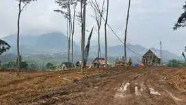 Tanah Murah Bogor View Pegunungan di ketinggian 500 mdpl Bisa dibangun