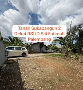Dijual tanah dekat RSUD Siti Fatimah JL SUKABANGUN 2