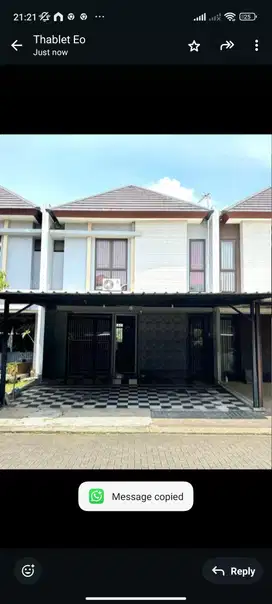 Rumah di Jual BSD city the eminent Precia 716