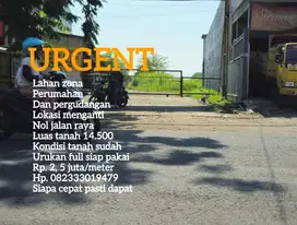 Tanah nol jalan raya pasar menganti arah sby