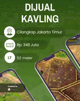 Dijual Tanah Kavling Murah Meriah di Tepi Jalan Cilangkap Baru Jakarta