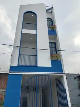 Dijual Rumah Kos  3Lantai Strategis Area Kampus jl. Sasando Malang