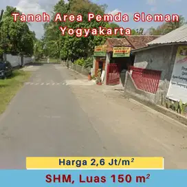 Tanah Jogja 4 Menit Dari GOR Tridadi Sleman Shm Pekarangan