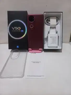 JUAL HP VIVO V50 5G NFC SPEK 12/256 FULLSET LIKENEW GARANSI 30/5 2026