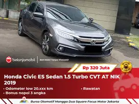 [ LOW KM 20RB ] Honda Civic ES Sedan 1.5 TC Turbo CVT AT Abu 2019/2020