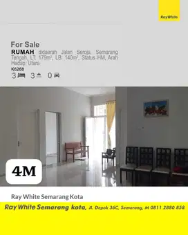 DIJUAL RUMAH DI SEMARANG TENGAH A3363