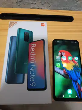Jual hp Xiaomi Redmi note 9 ram 6/128