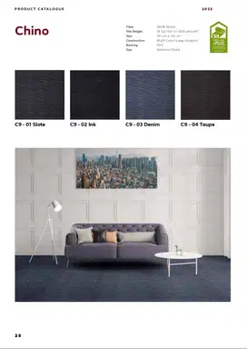 Karpet Tile Chino | Karpet Kantor Bahan Nylon | Karpet Hotel 50cmx50cm