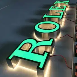 Melayani Semua Huruf TimbulPapan Nama Neon Box Reklame DLL