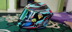 Helm nhk gp1000 double visor