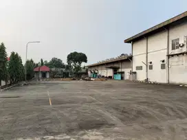 DIJUAL ATAU SEWA EKS PABRIK DI JATIUWUNG, 1,1 HA, SIAP PAKAI USAHA