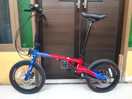Sepeda Lipat Genio Runner 1 Super Mulus! Frame Cromoly