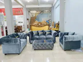 Sofa Kancing Violet Sultan Kekinian