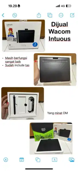 Wacom Intuous Pentablet Gambar CTL4100