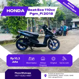 Honda Beat Eco 110cc Pgm_Fi Tahun 2018 Pajak Hidup