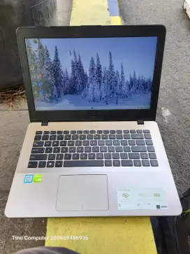 Laptop Desain Asus X442uf i7 gen 8 Ram 12gb Ssd 240gb Hdd 1TB Vga 2Gb