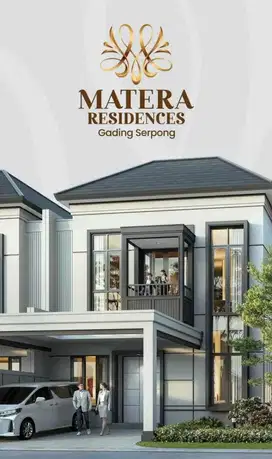 Rumah 10x18 Cluster MATERA RESIDENCES Gading Serpong Paramount Land
