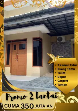 RUMAH MODERN 2 LANTAI AKSES STRATEGIS MULAI DARI 350 JUTAAN