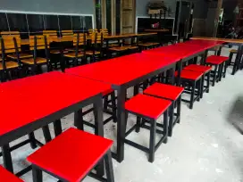 Set meja kursi kedai, warung makan dll