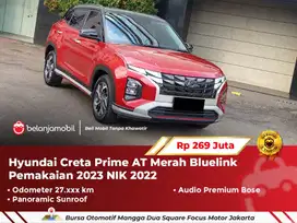 [ WARRANTY ] Hyundai Creta Prime AT Merah Sunroof NIK 2022 2023