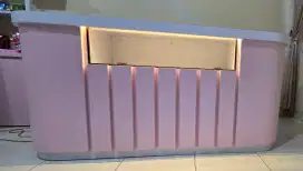 Meja Kasir Display + Lampu Led