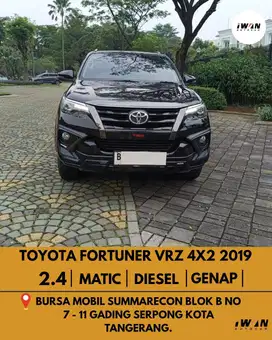 2019 Toyota Fortuner Vrz Trd 2.4 Diesel AT