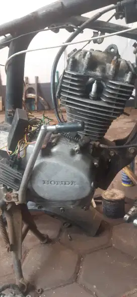 Mesin cb125se set pengapian full wave
