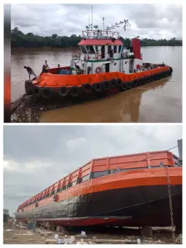Di jual Tugboat & tongkang 230 feet tahun 2011 - 2011