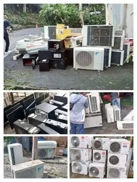 DIBELI AC KULKAS FREEZER SHOWCASE KOMPUTER DLL BEKAS RUSAK KANTOR